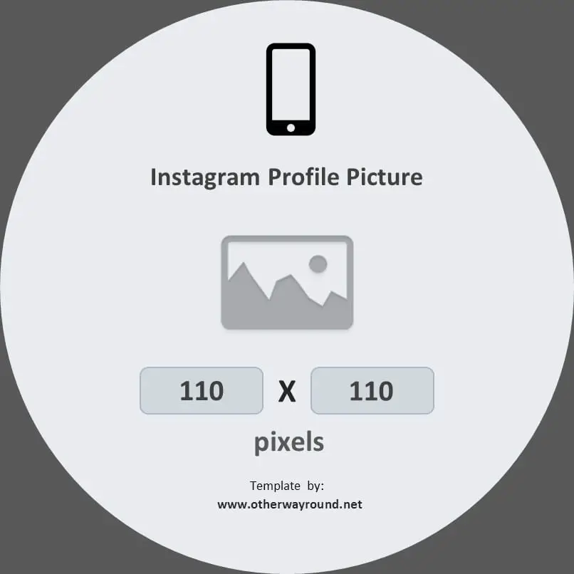 resize image for instagram profile
