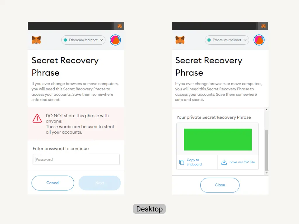 How to Find Your Secret Recovery Phrase on MetaMask