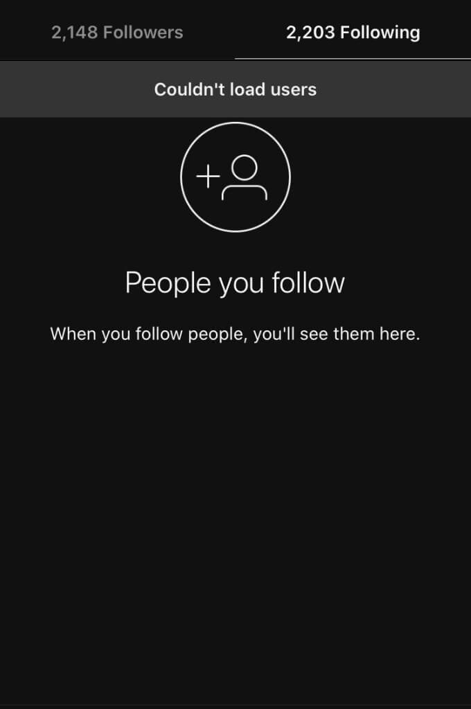 How to fix “Couldn’t Load Users” on Instagram