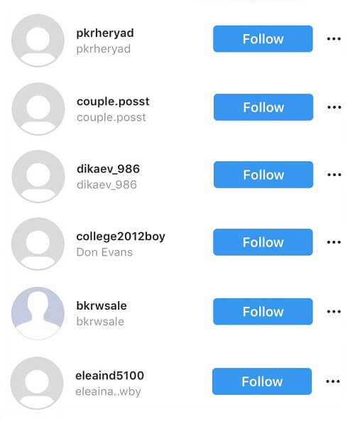 How do you find fake/bot accounts on Instagram?