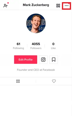 How to Switch to a Personal Account on TikTok Step-1