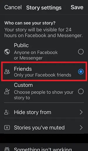 How to avoid "Other Viewers" from seeing your Facebook story