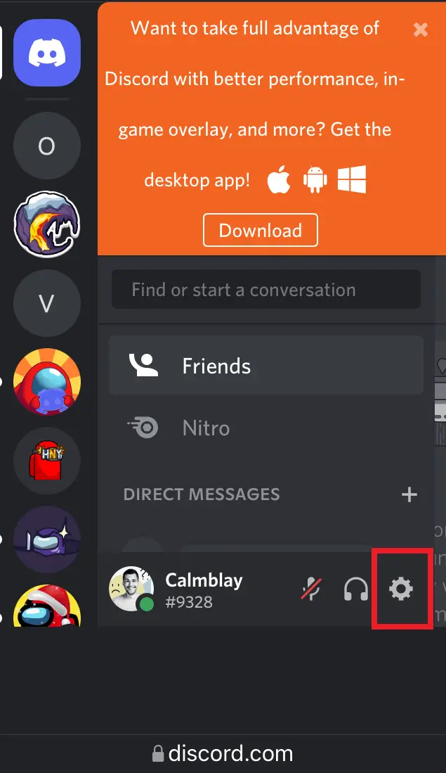 How to upload your profile picture on Discord using the mobile browser