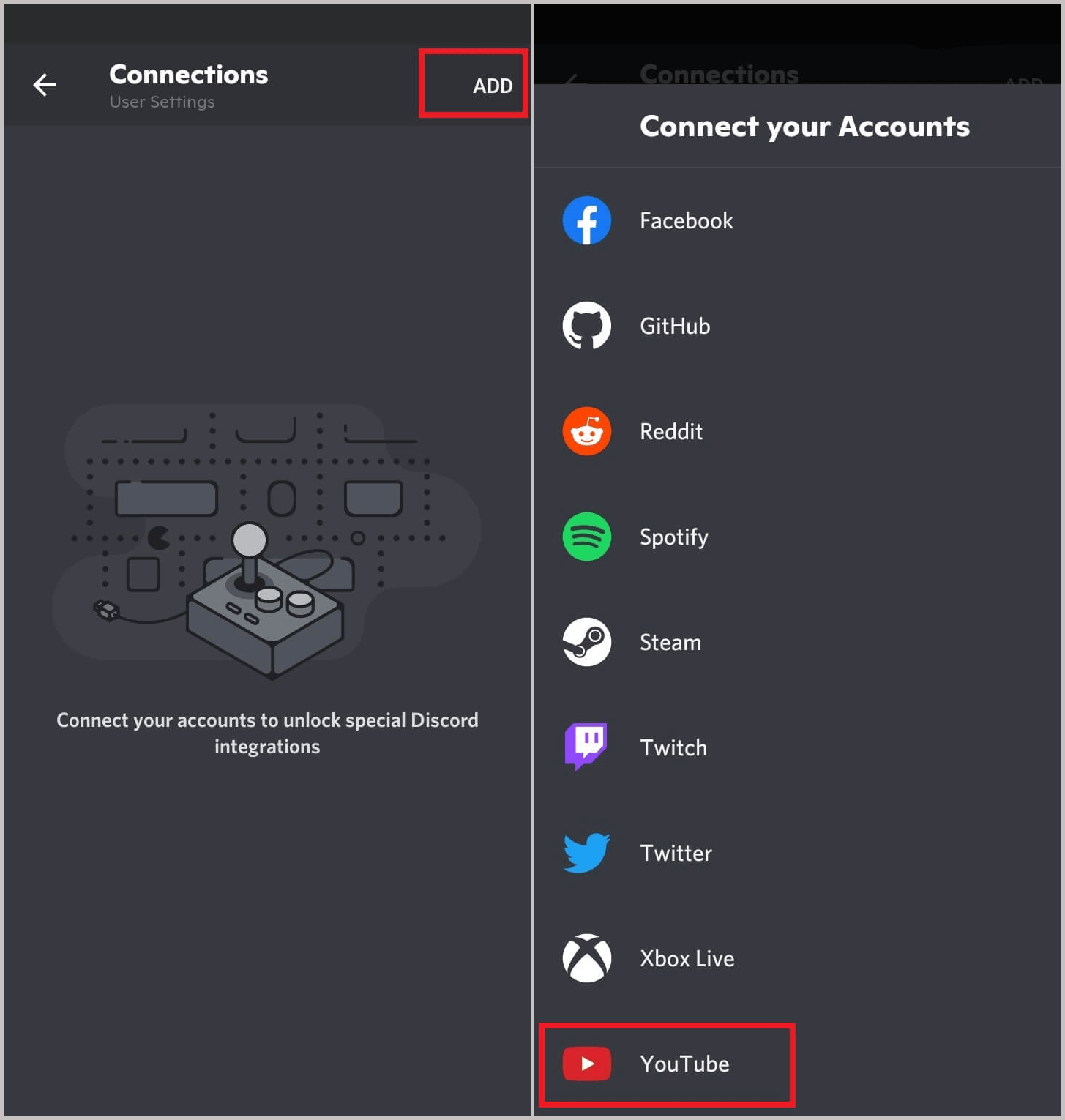 How to Link YouTube to Discord