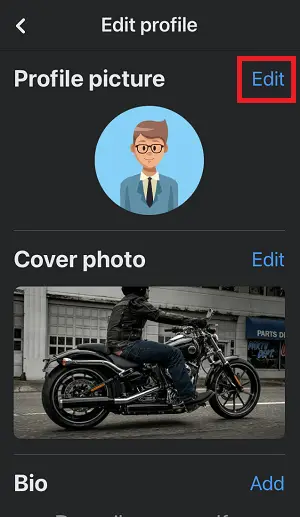 How to Change Your Profile Picture on Messenger Step-2