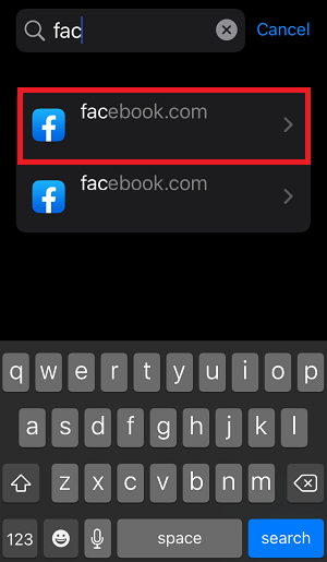 How to see your Facebook password on iPhone Step-3