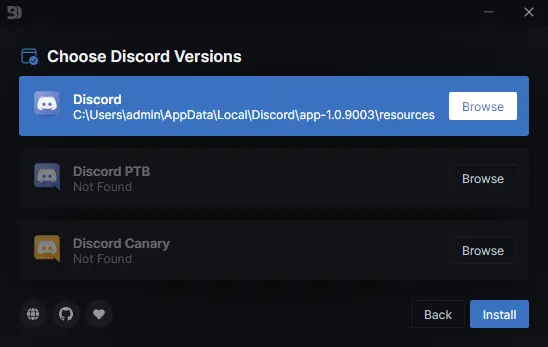 Change Discord Background