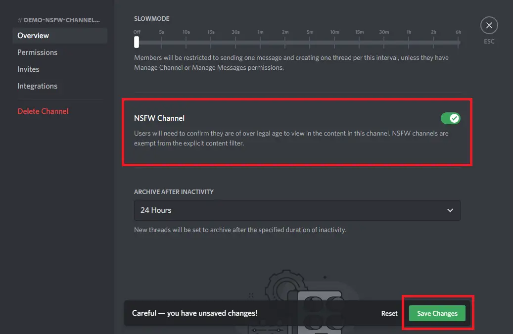 How to Make an NSFW Channel on Discord