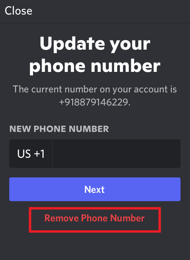 How to Remove Your Phone Number From Discord