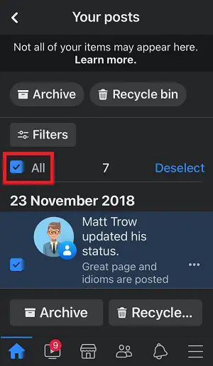 How to Delete All Posts from Facebook