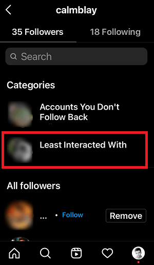 How to find inactive but real followers on Instagram?