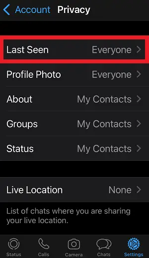 How to Freeze “Last Seen” on WhatsApp