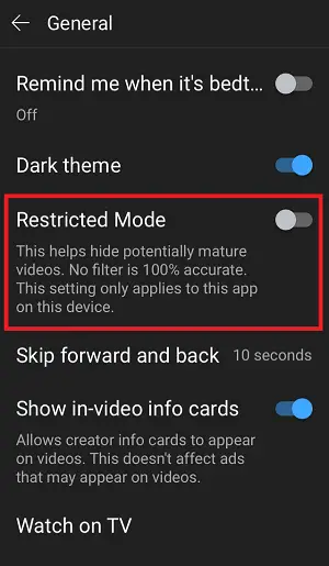 How to Remove “Restricted Mode has hidden comments for this video” on YouTube