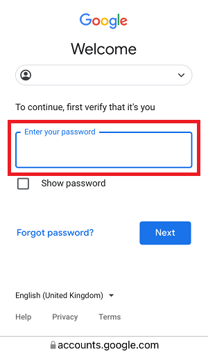 How to see your Facebook password on Android Step-4