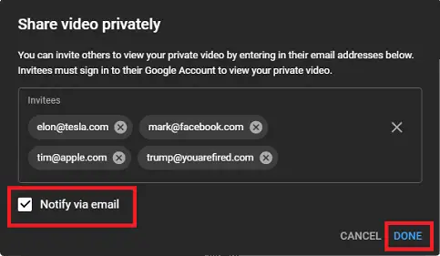 How to Host a Private Live Stream on YouTube Step-6.2