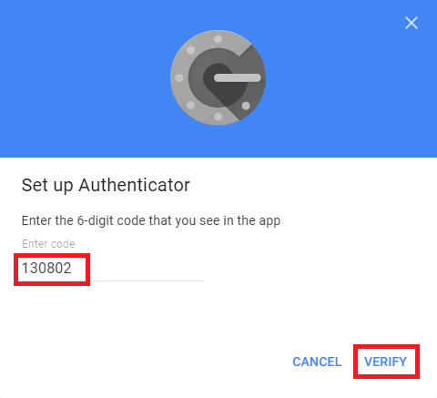 How to Recover Your Google Authenticator Account Step-7