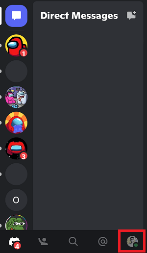 How to Copy Your Discord Profile Link Step-1