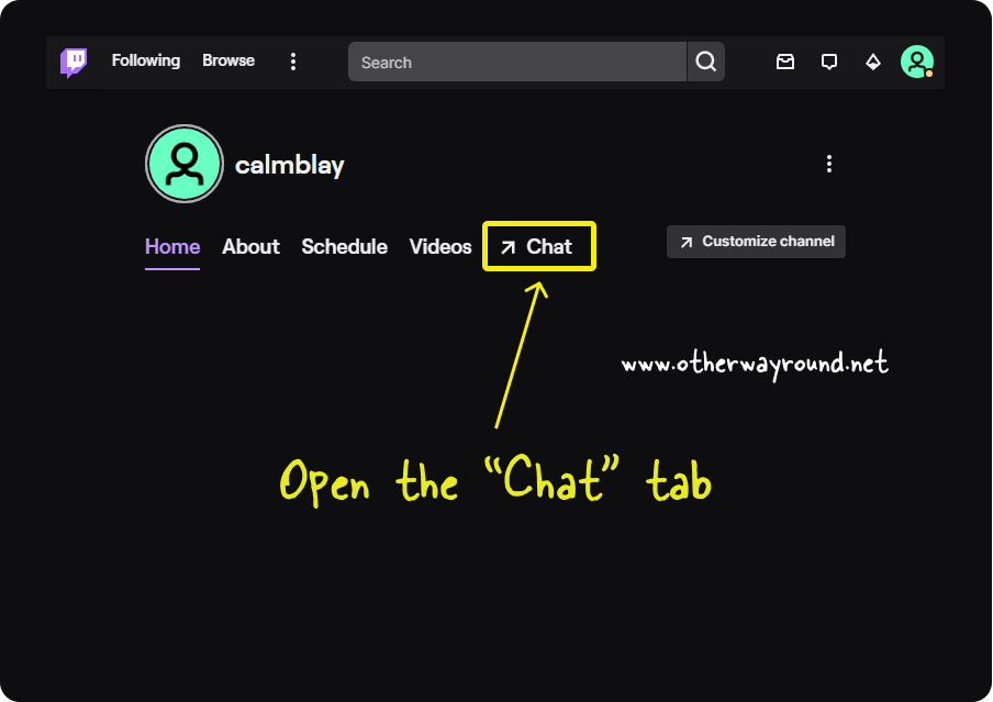 How to Pop Out Twitch Chat Step-2