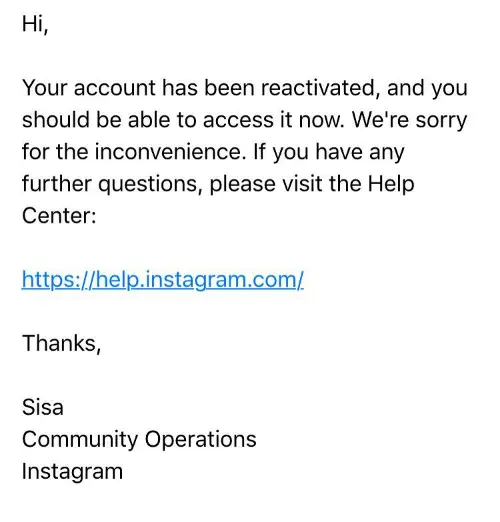 Fix “Thanks for Providing Your Info” on Instagram Step-3