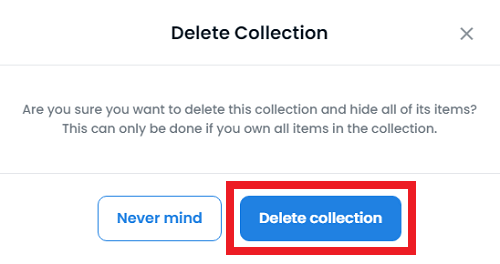 How to Delete an NFT Collection on OpenSea Step-3.2