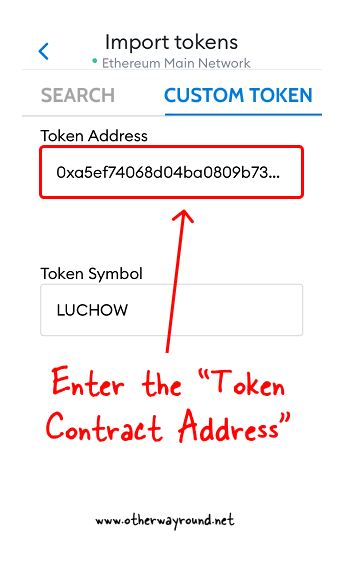 cant enter an address in metamask to send tokins