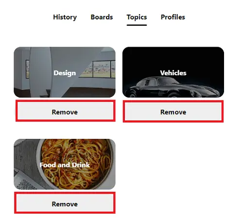 How to Reset Your Pinterest Feed Step-4