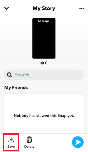 How to Save Snapchat Photos to Your Gallery Step-6