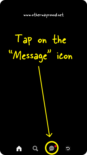 Tap on the "Message" icon. How To Accept An Invite To A Secret Board On Pinterest (Mobile App) Step-1