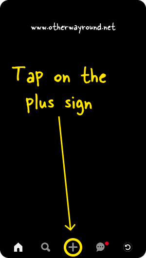 Tap on the plus sign. How To Create A New Board On Pinterest (Mobile App) Step-1