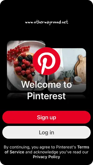 Open the Pinterest app and log in. How To Find Someone On Pinterest (Mobile App) Step-1