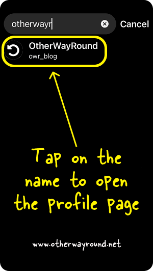 Open the profile page. How To Unblock Someone On Pinterest (Mobile App) Step-1