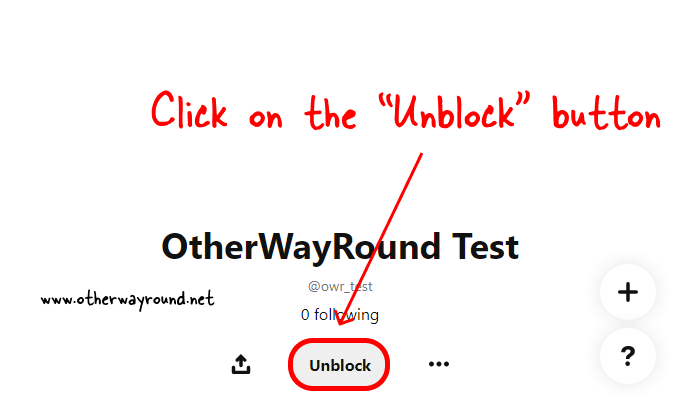 Click on the "Unblock" button.How To Unblock Someone On Pinterest (Web) Step-2