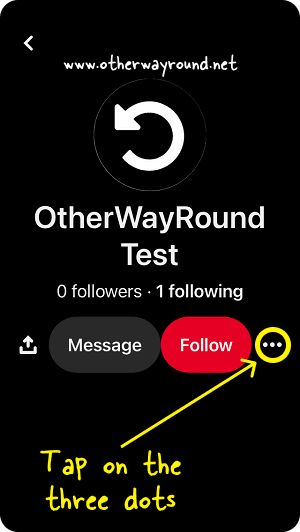 Tap on the three dots. How To Get Rid Of Followers On Pinterest Step-4