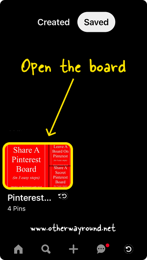 How To Archive Pinterest Boards App Step-1