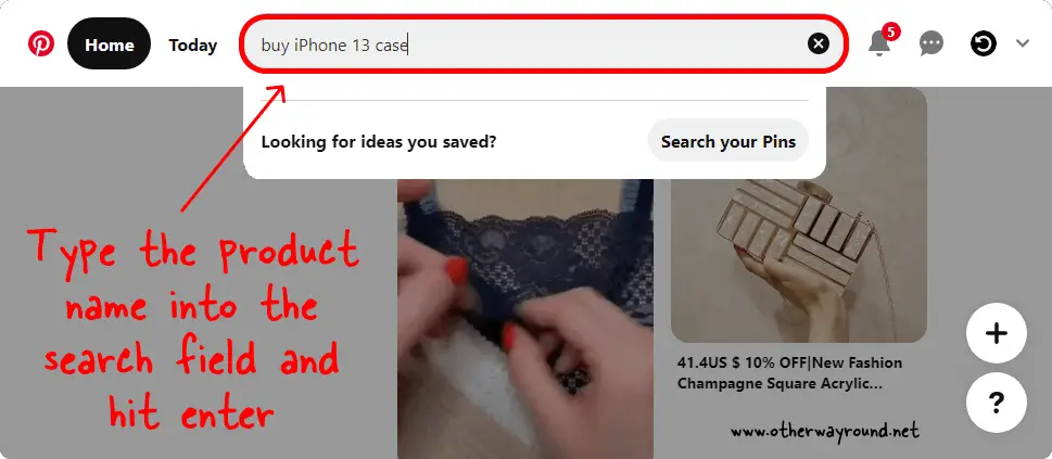 How To Shop On Pinterest Step-1