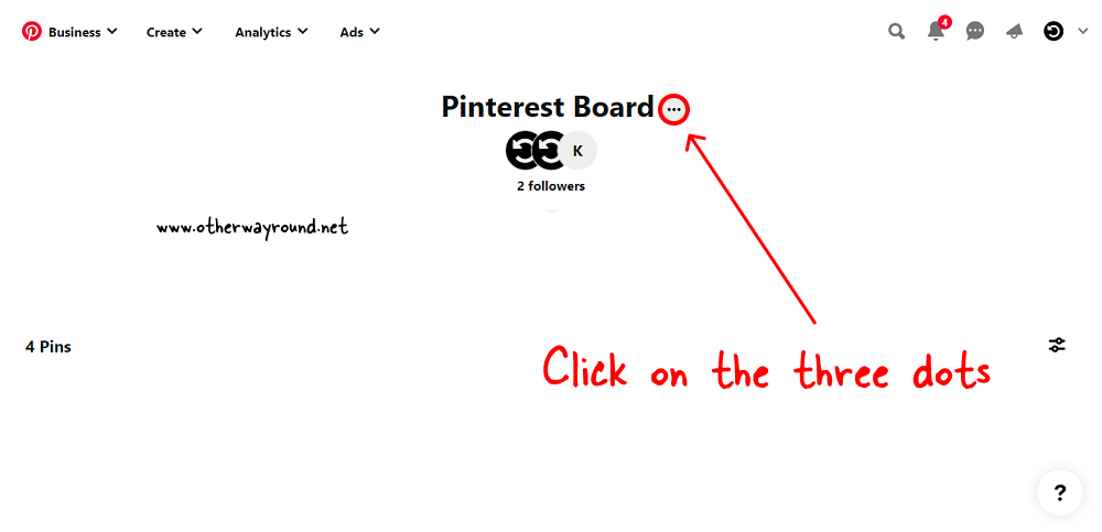 How To Archive Pinterest Boards Web Step-2