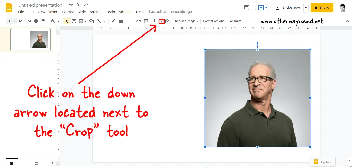 How To Make A Picture Circular In Google Slides Step-2