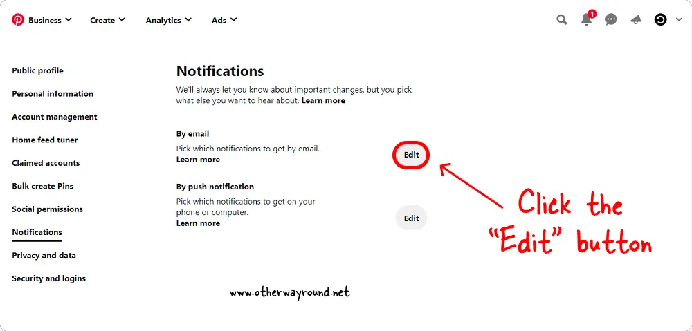 How To Turn Off Pinterest Notifications Desktop-3