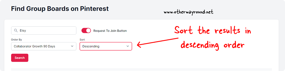 How To Find Etsy Group Boards On Pinterest Step-5