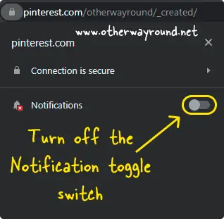How To Turn Off Pinterest Notifications Desktop-5