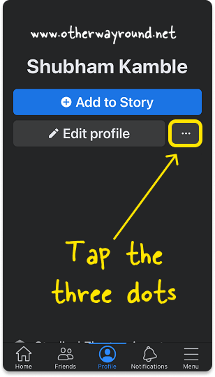 How To Review Posts And Tags On The Facebook App Step-2