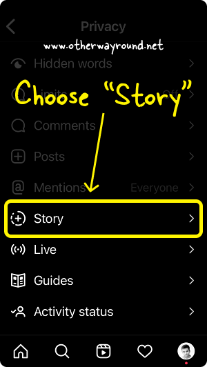 How To Stop Sharing Instagram Stories On Facebook Step-5