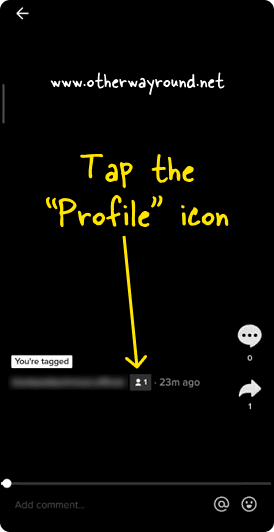 Someone Tagged Me on TikTok Step-4
