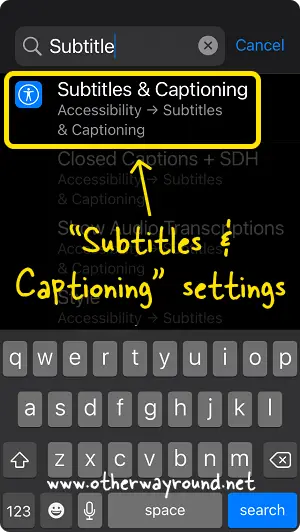 How To Turn Off Auto-Generated Captions On Twitter iOS Step-2