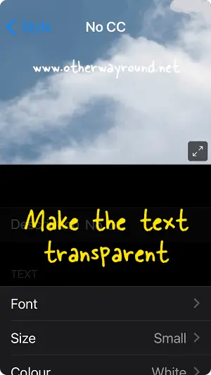 How To Turn Off Auto-Generated Captions On Twitter iOS Step-5