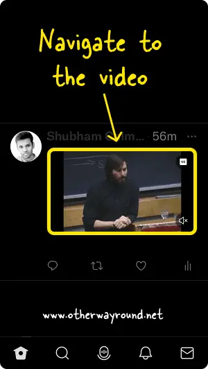 How To Turn ON/OFF Captions On Twitter Videos Step-2