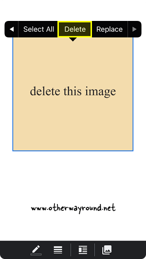How To Delete An Image On Google Docs On iPhone?