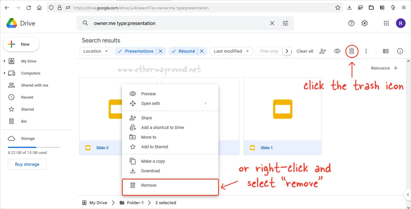 How To Delete Multiple Slides In Google Slides Step-4