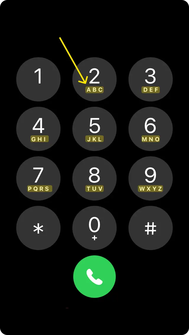 How to Dial Letters on Phone Keypad