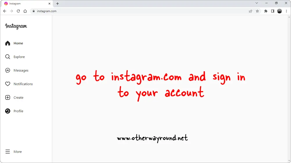 How to Enable Camera Access on Instagram Web Step-1